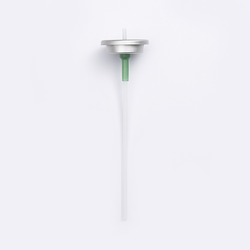 Precision aerosol spray nozzle close-up